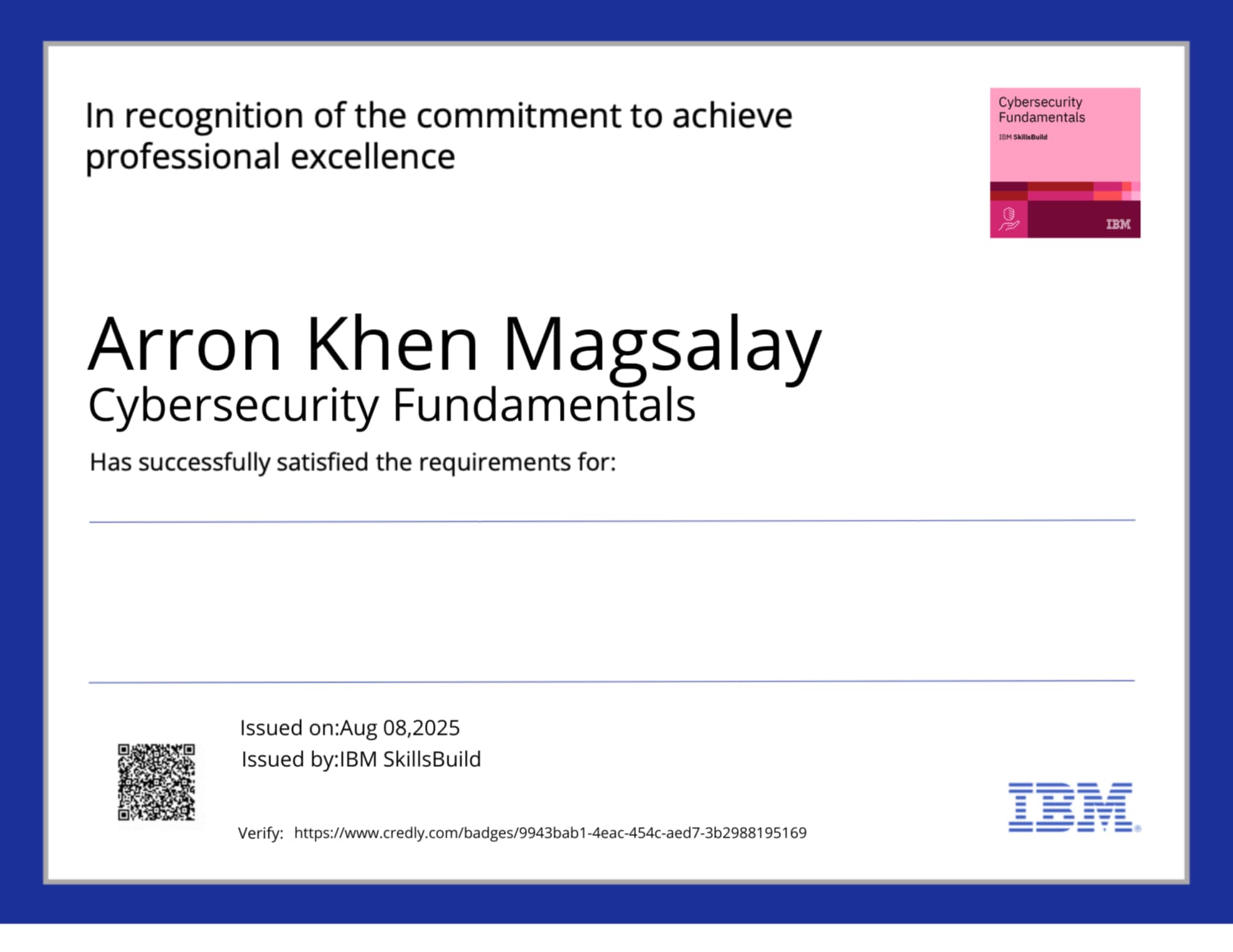 Certificate 2